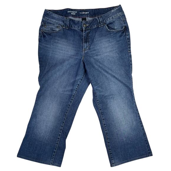 Lane Bryant Distinctly Boot Cut-Right Fit Technology-Red Triangle - 18 Average 1 - Picture 2 of 15